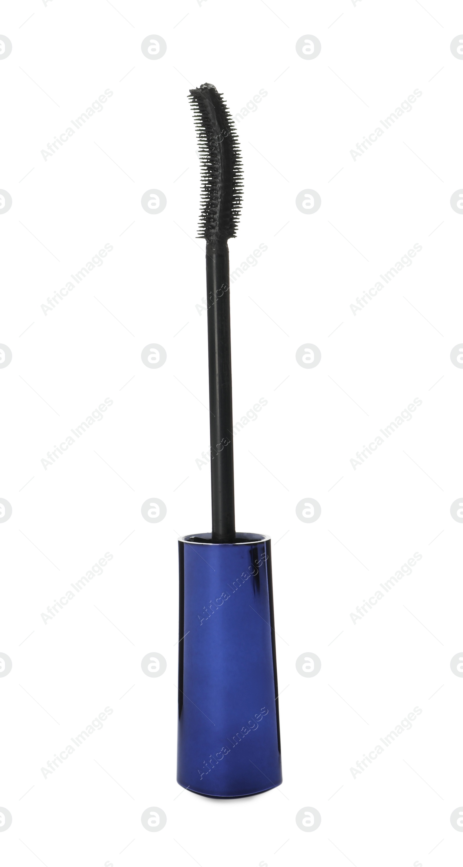 Photo of Mascara wand on white background. Makeup product