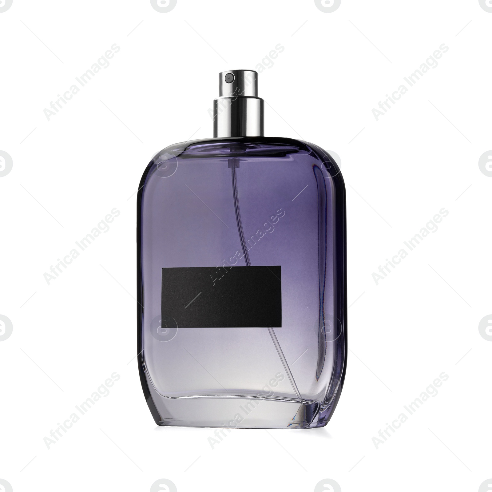 Photo of Luxury men`s perfume in bottle isolated on white