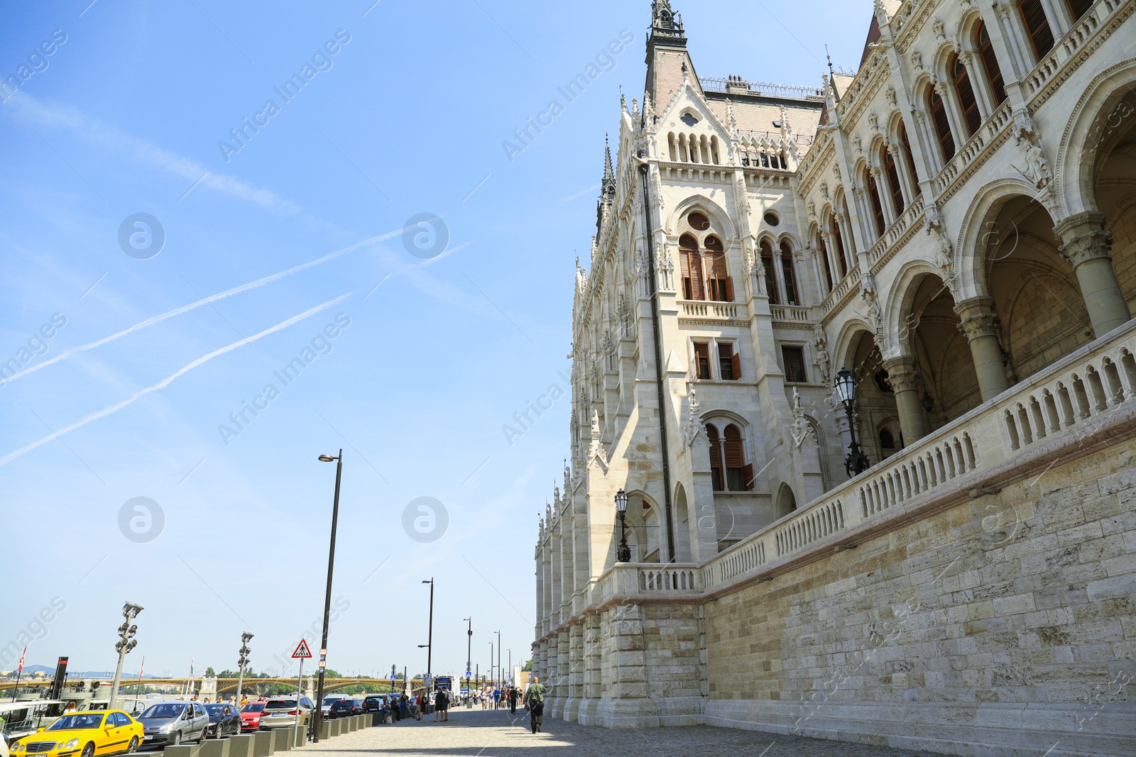 Photo of BUDAPEST, HUNGARY - JUNE 18, 2019: Beautiful Parliament Building on sunny day