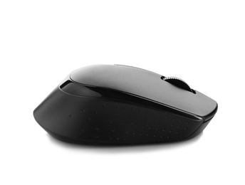 Color computer mouse on white background