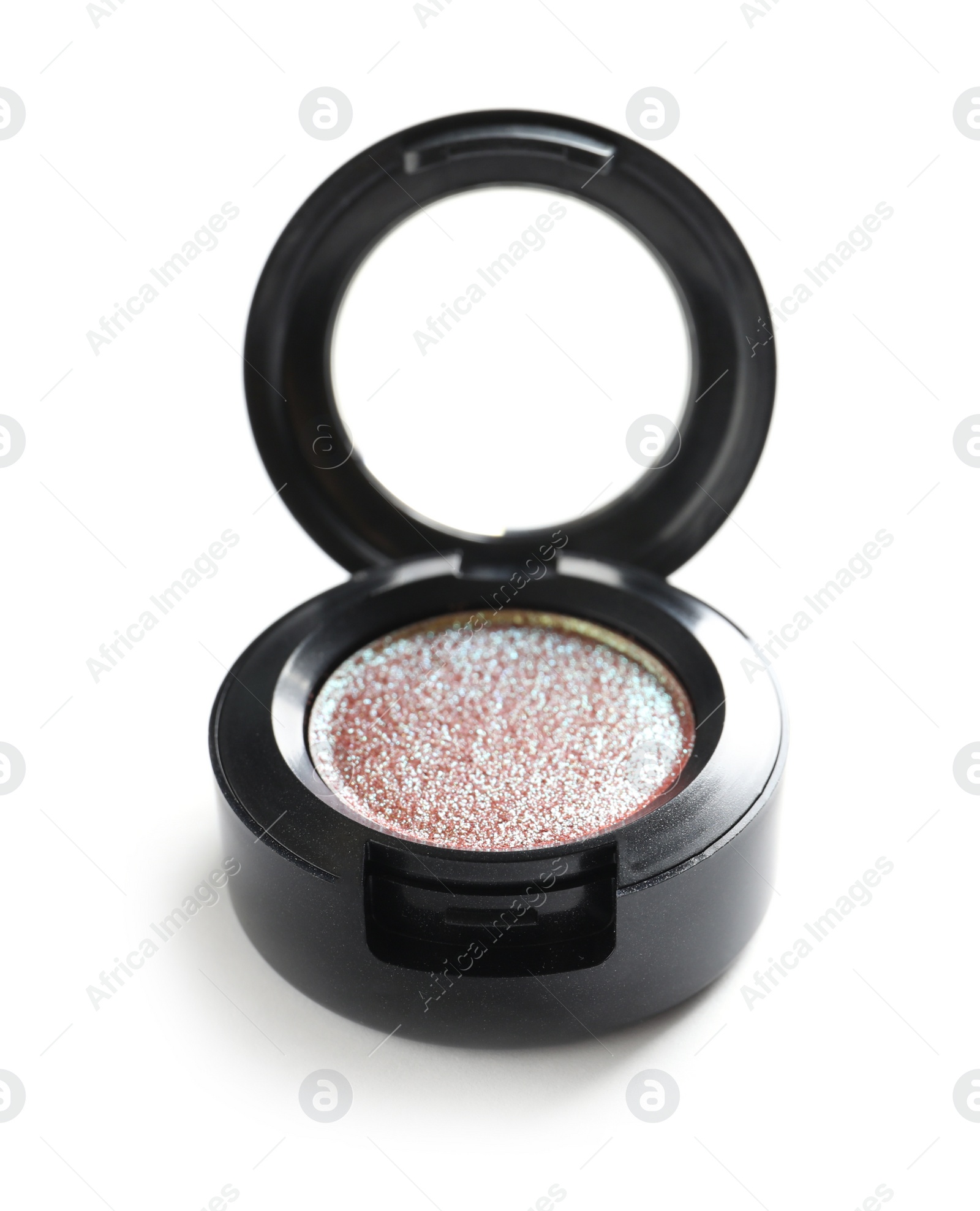 Photo of Eye shadow on white background. Decorative cosmetics