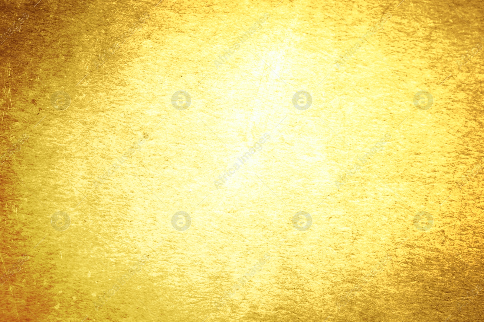 Image of Golden textured surface as background, closeup view