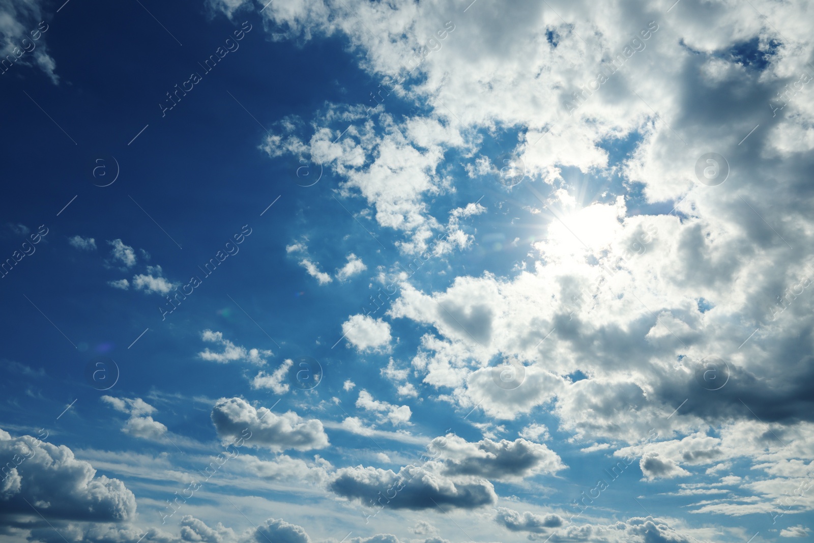 Photo of Picturesque view on beautiful sky with clouds