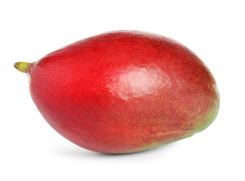 Photo of Delicious ripe juicy mango isolated on white