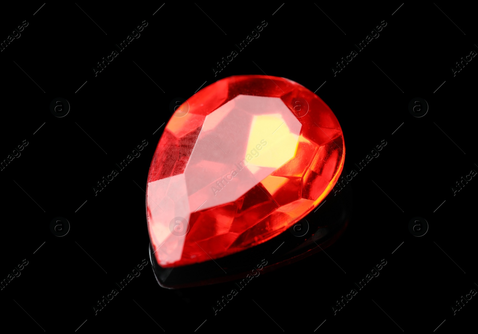 Image of Beautiful gemstone for jewelry on black background