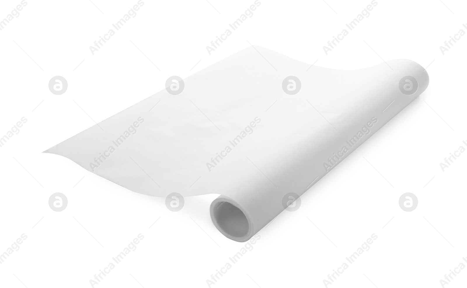 Photo of Roll of baking paper isolated on white