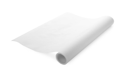 Photo of Roll of baking paper isolated on white