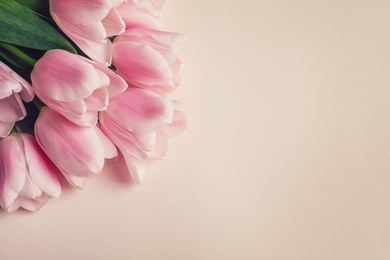 Photo of Beautiful tulips for Mother's Day on light background