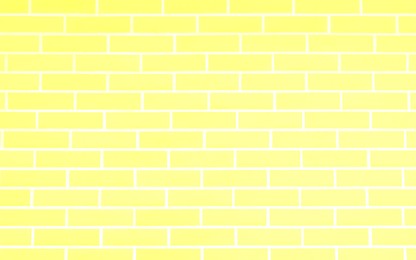 Texture of light yellow color brick wall as background