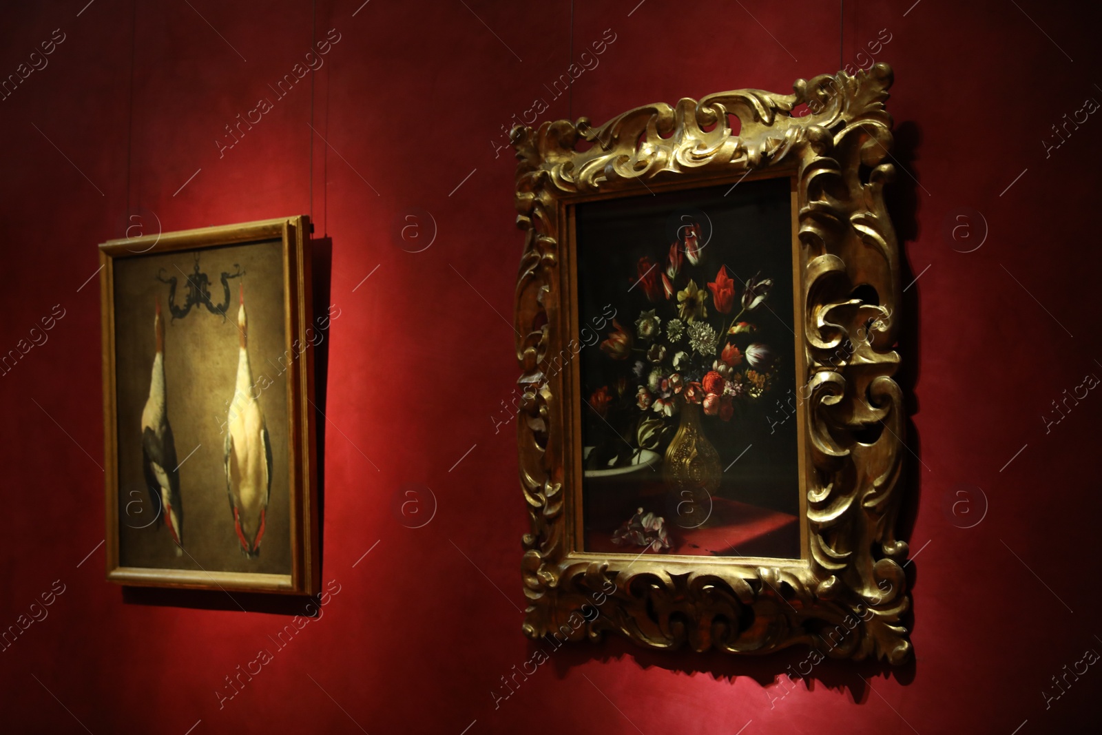Photo of Florence, Italy - February 8, 2024: Different famous paintings at Uffizi gallery