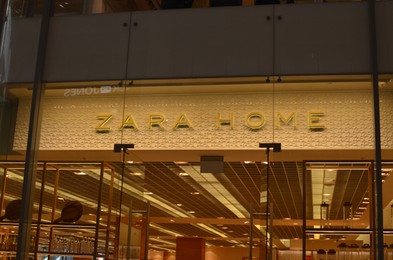 Utrecht, Netherlands July 02, 2022: Zara Home store in shopping mall