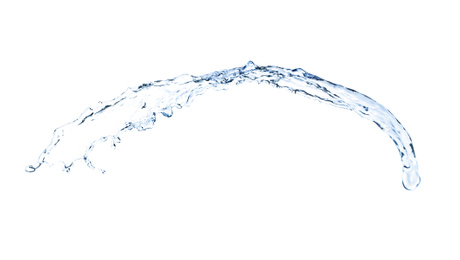 Abstract splash of water on white background. Banner design