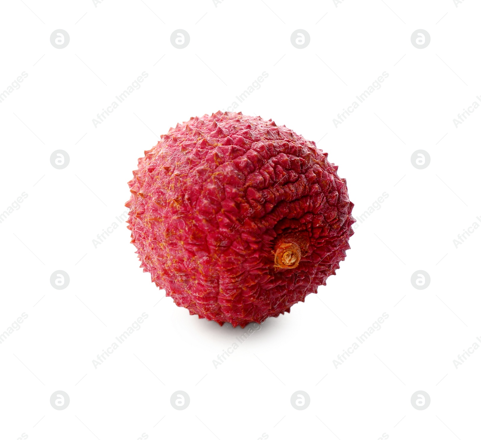 Photo of Whole ripe lychee fruit isolated on white