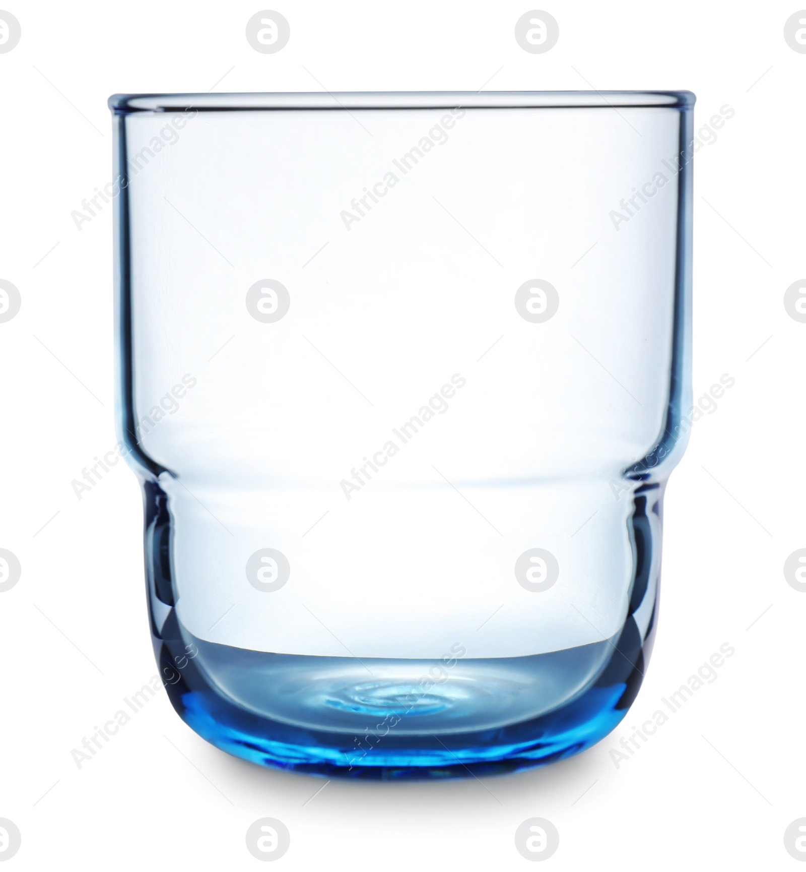 Photo of New clean empty glass isolated on white