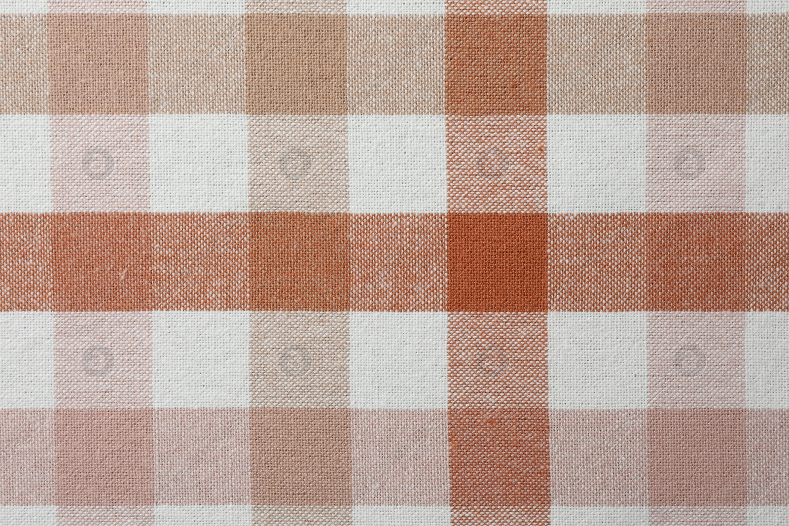 Photo of Texture of checkered fabric as background, top view