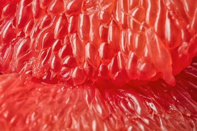 Texture of fresh ripe grapefruit, closeup view