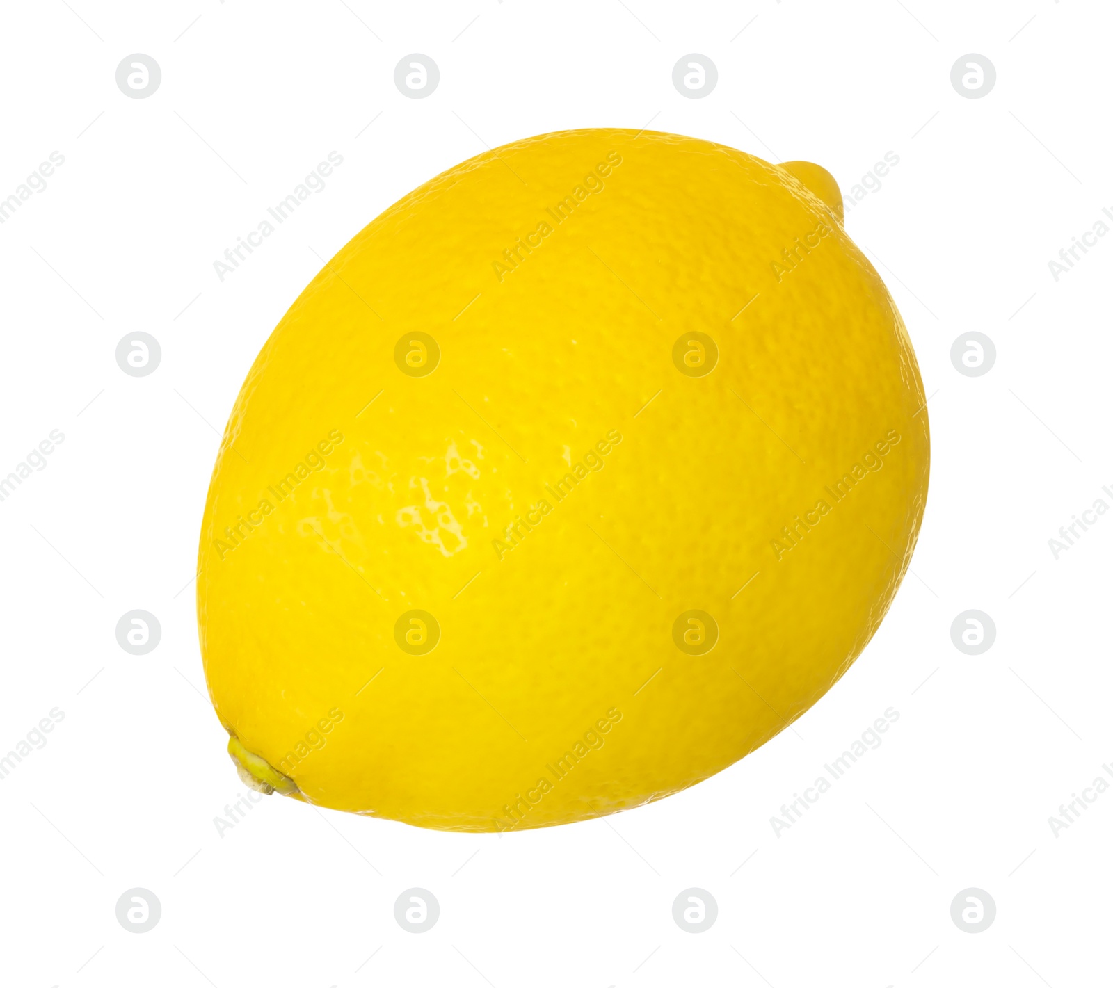 Photo of Fresh ripe whole lemon isolated on white