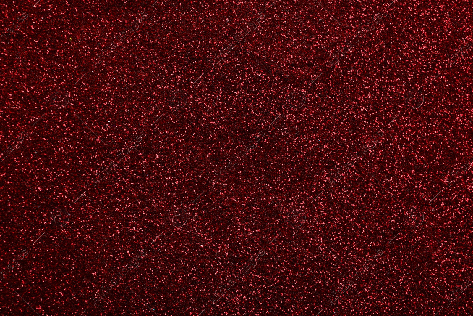 Photo of Beautiful shiny burgundy glitter as background, closeup