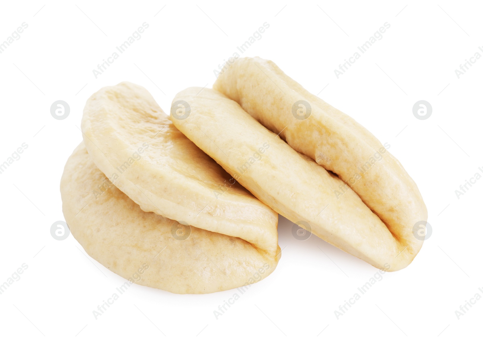 Photo of Delicious lotus leaf buns isolated on white