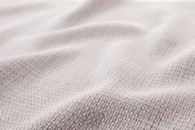 Texture of textile table napkin, closeup view