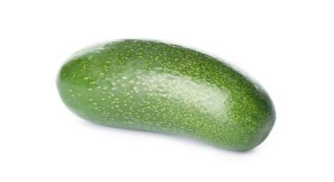 Photo of Fresh whole seedless avocado isolated on white