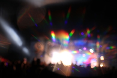 Photo of Blurred view of open air festival