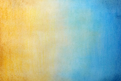 Photo of Abstract colorful background, closeup. Painted sheet of paper