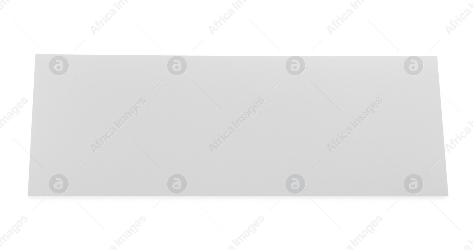 Photo of Blank paper brochure isolated on white. Mockup for design