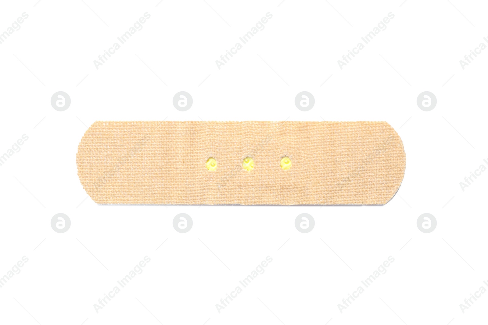 Medical sticking plaster isolated on white. First aid item Photo of Medical sticking plaster isolated on white. First aid item