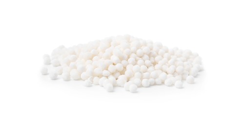 Photo of Pile of tapioca pearls isolated on white