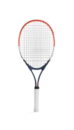 Tennis racket isolated on white. Sports equipment