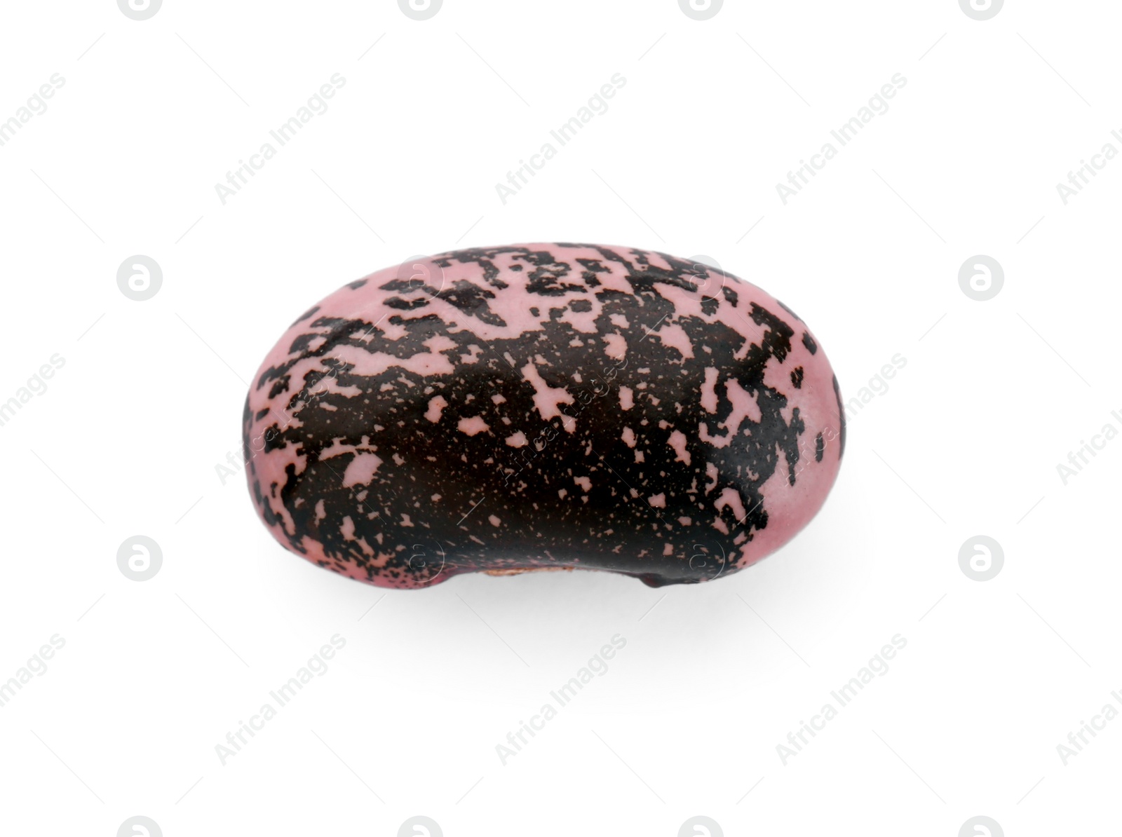 Photo of Dry kidney bean isolated on white, top view