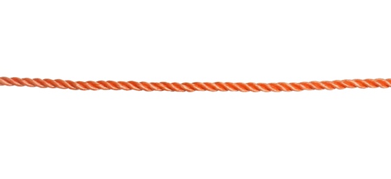 Photo of Color rope on white background. Simple design