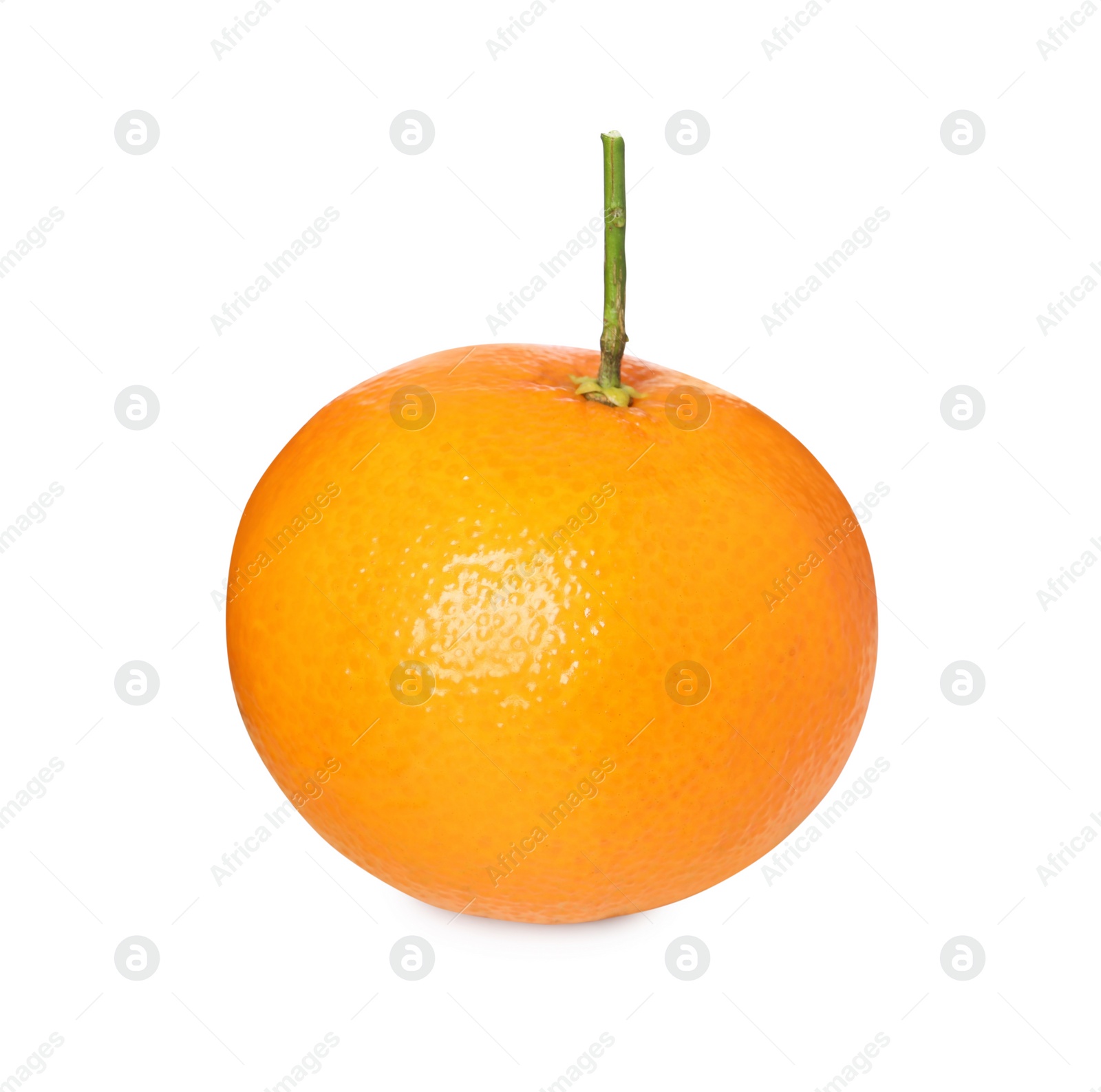 Photo of Fresh ripe juicy tangerine isolated on white