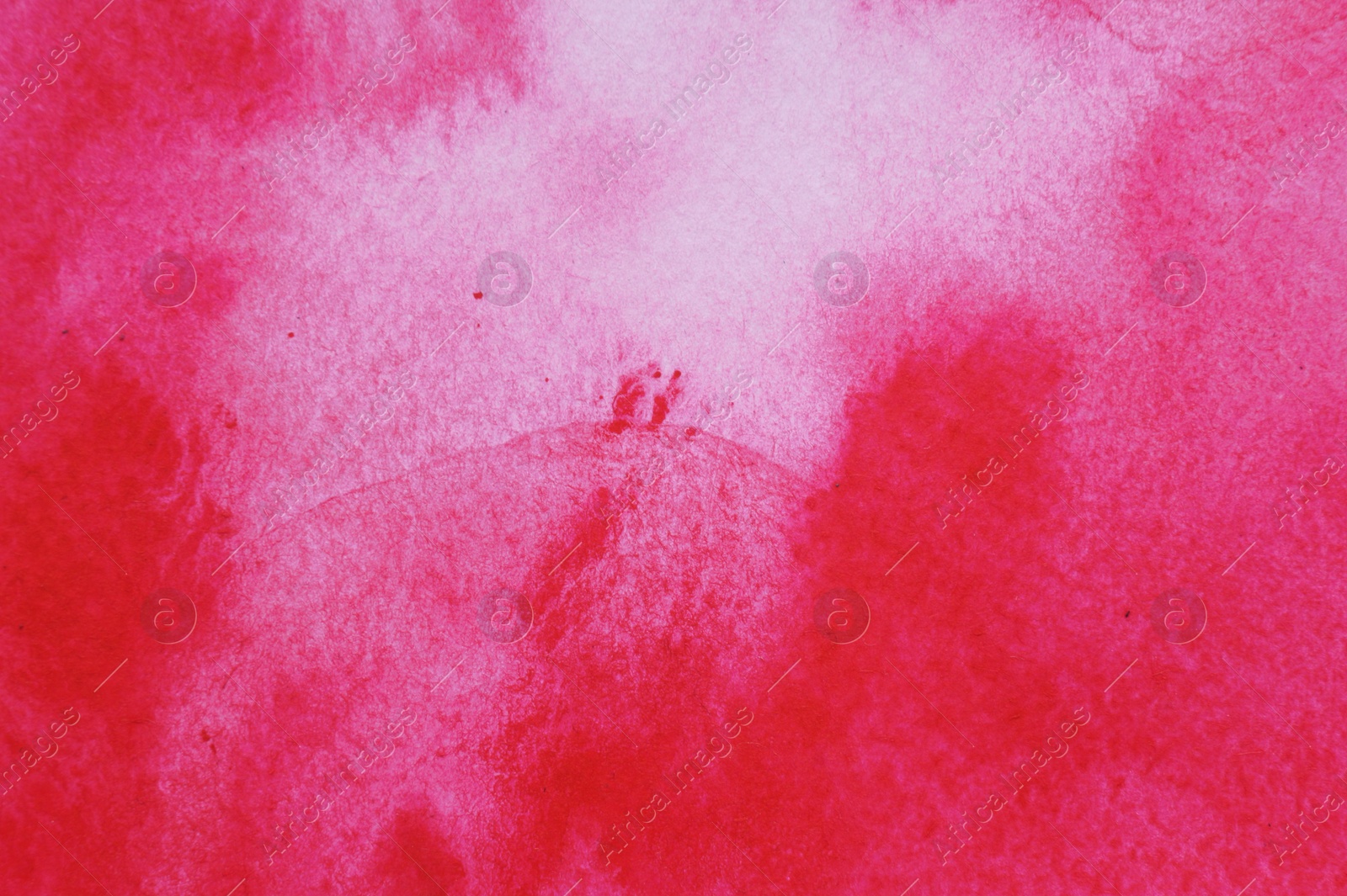 Photo of Abstract pink watercolor painting as background, top view