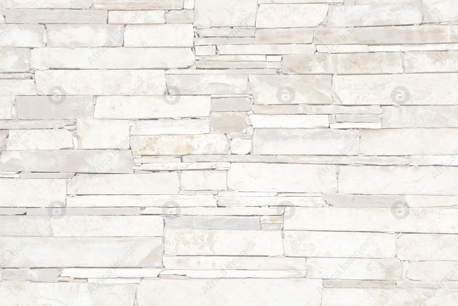 Image of Texture of white stone wall as background