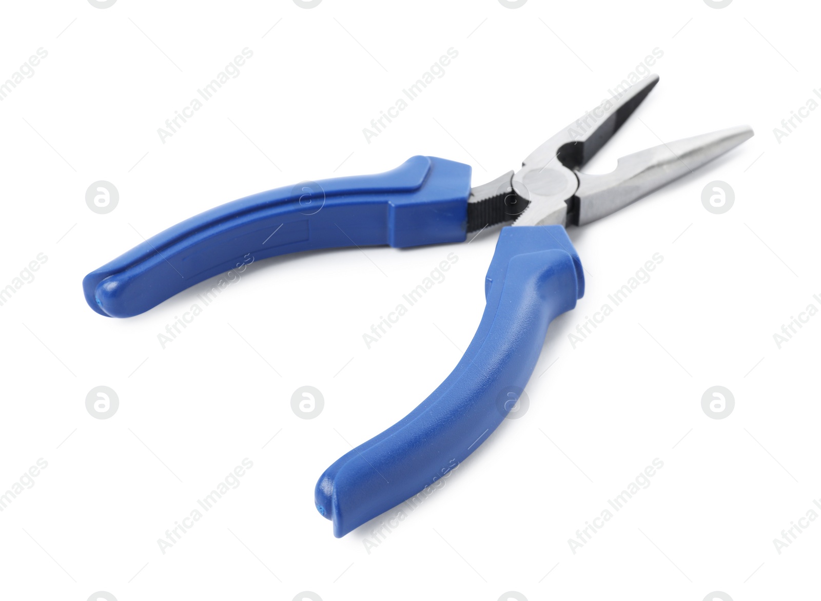 Photo of One needle nose pliers isolated on white