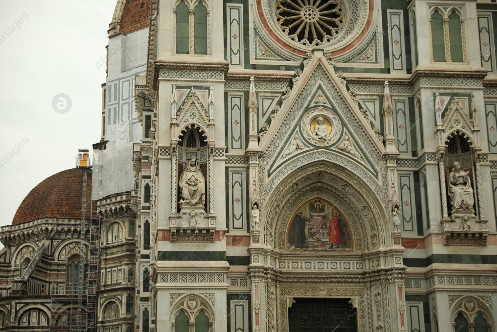 Photo of Florence, Italy - February 8, 2024: Santa Maria del Fiore outdoors