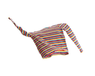 Striped shirt isolated on white. Stylish clothes
