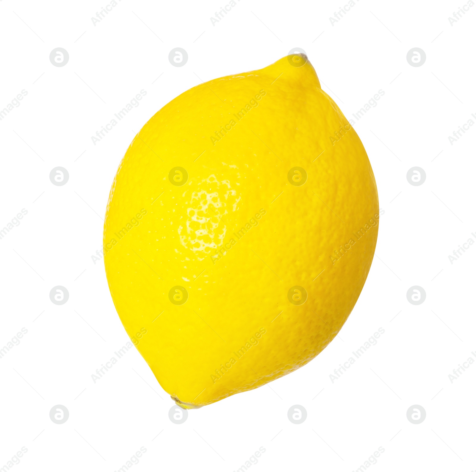 Photo of Fresh ripe whole lemon isolated on white