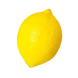 Photo of Fresh ripe whole lemon isolated on white