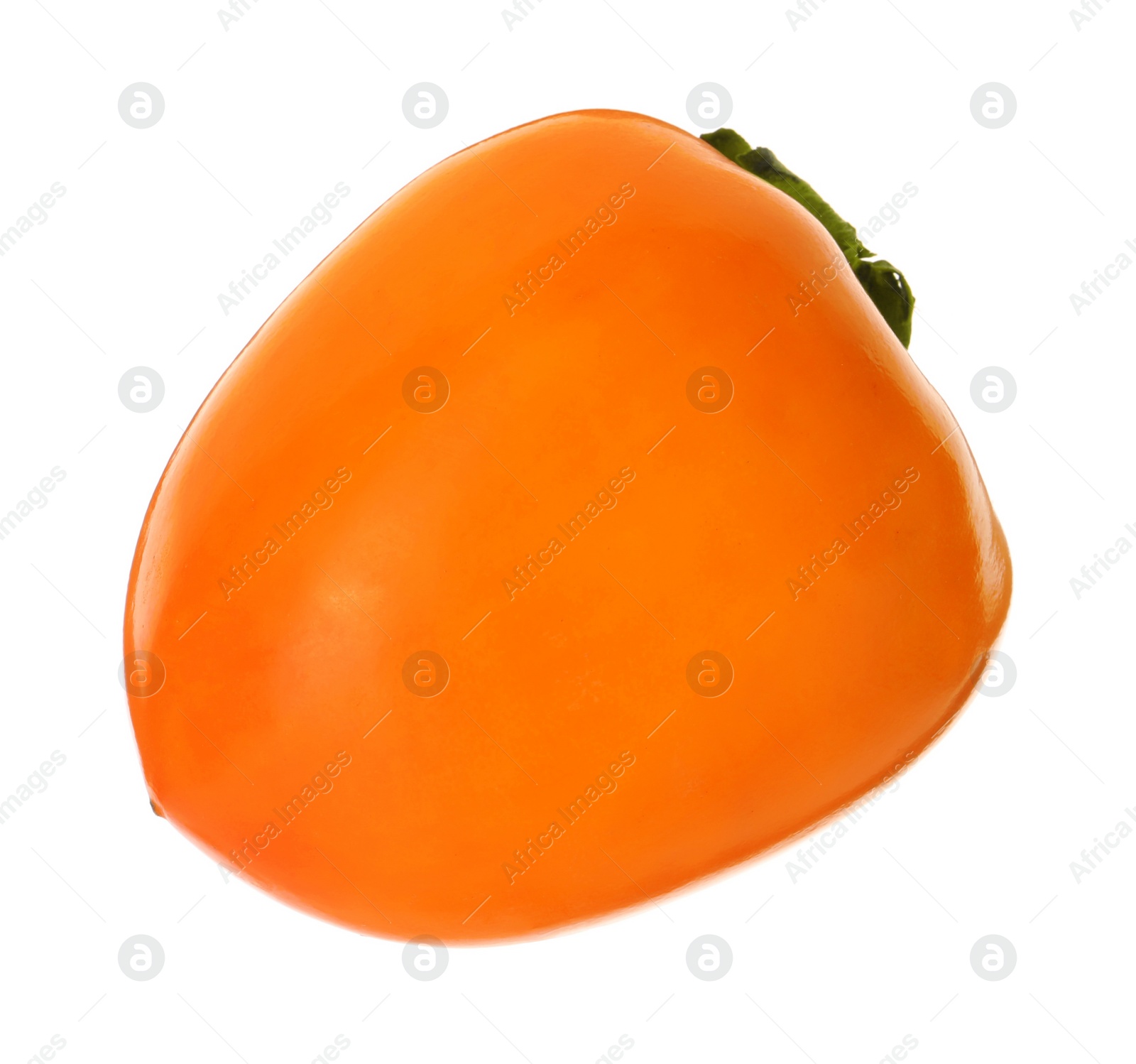 Photo of Delicious ripe juicy persimmon isolated on white