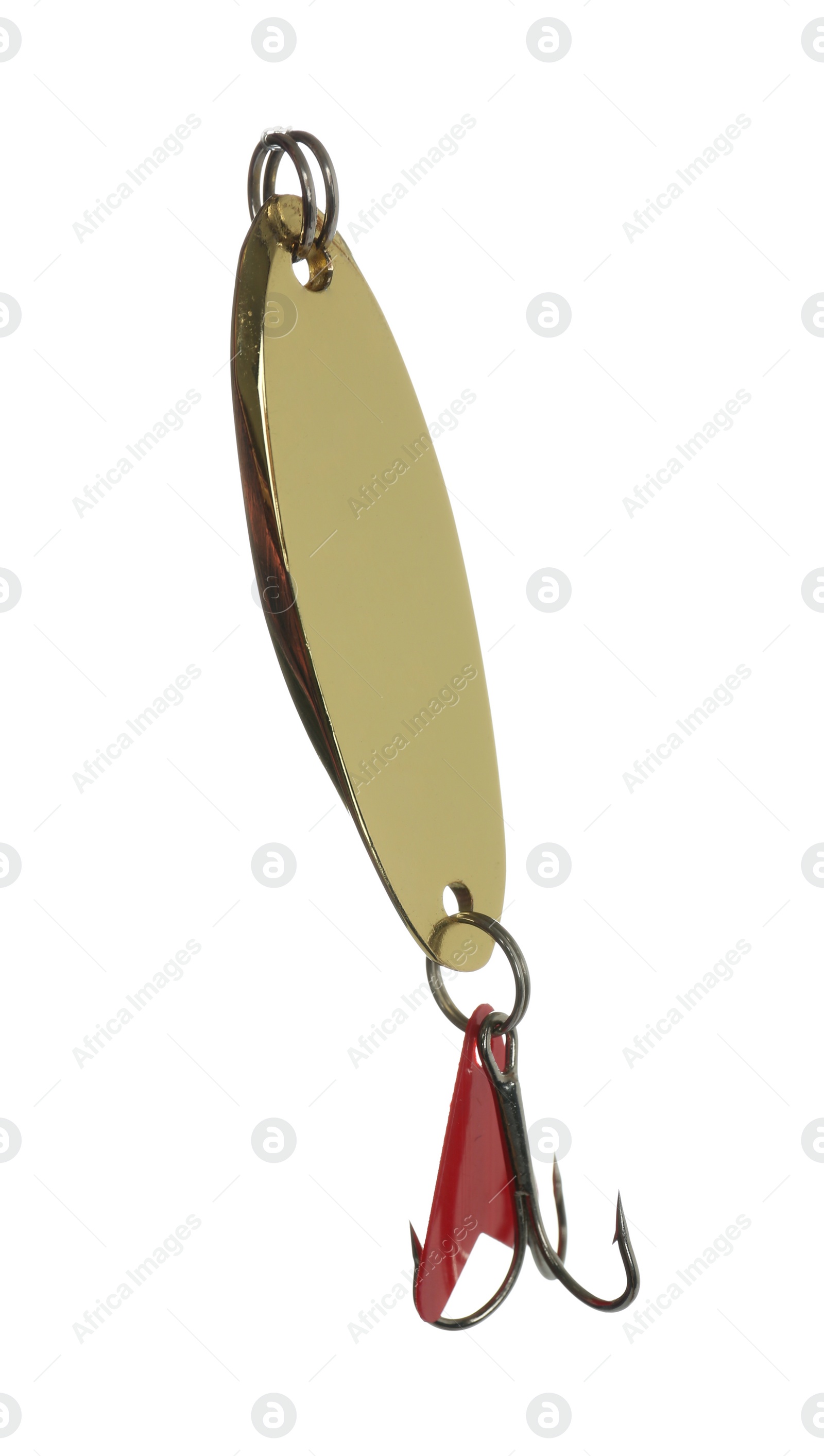 Photo of Fishing lure on white background. Artificial bait