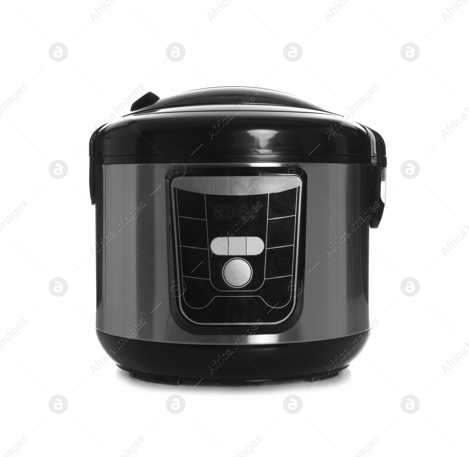 Photo of Modern electric multi cooker on white background