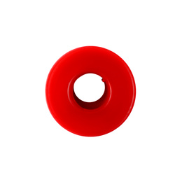 Photo of Medical sticking plaster roll isolated on white. First aid item