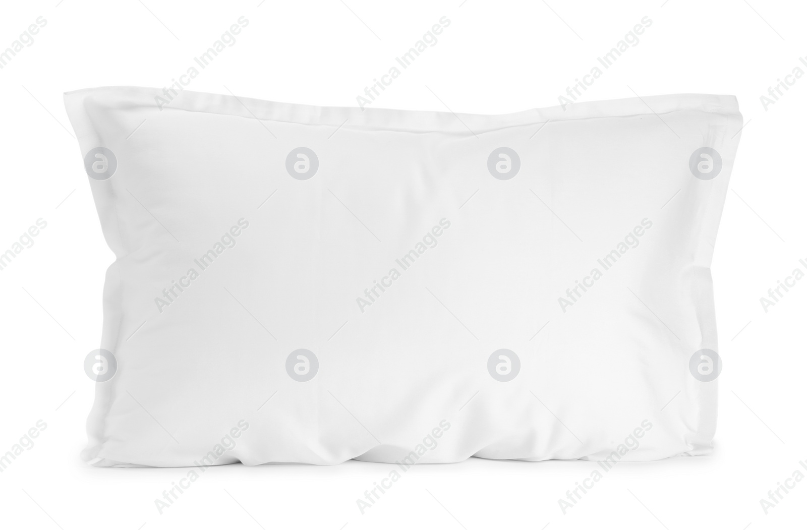 Photo of One new soft pillow isolated on white