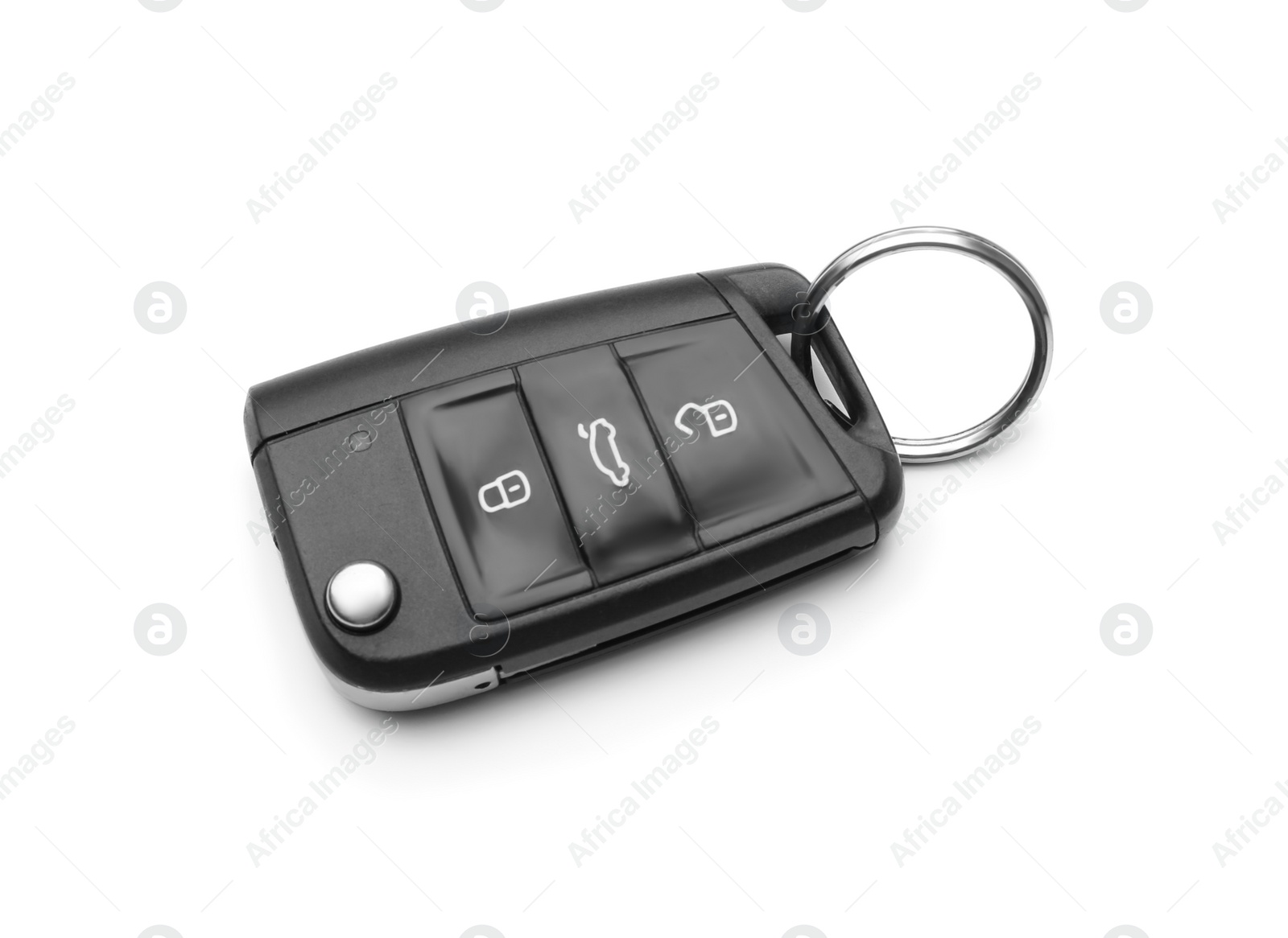 Photo of Modern car flip key isolated on white