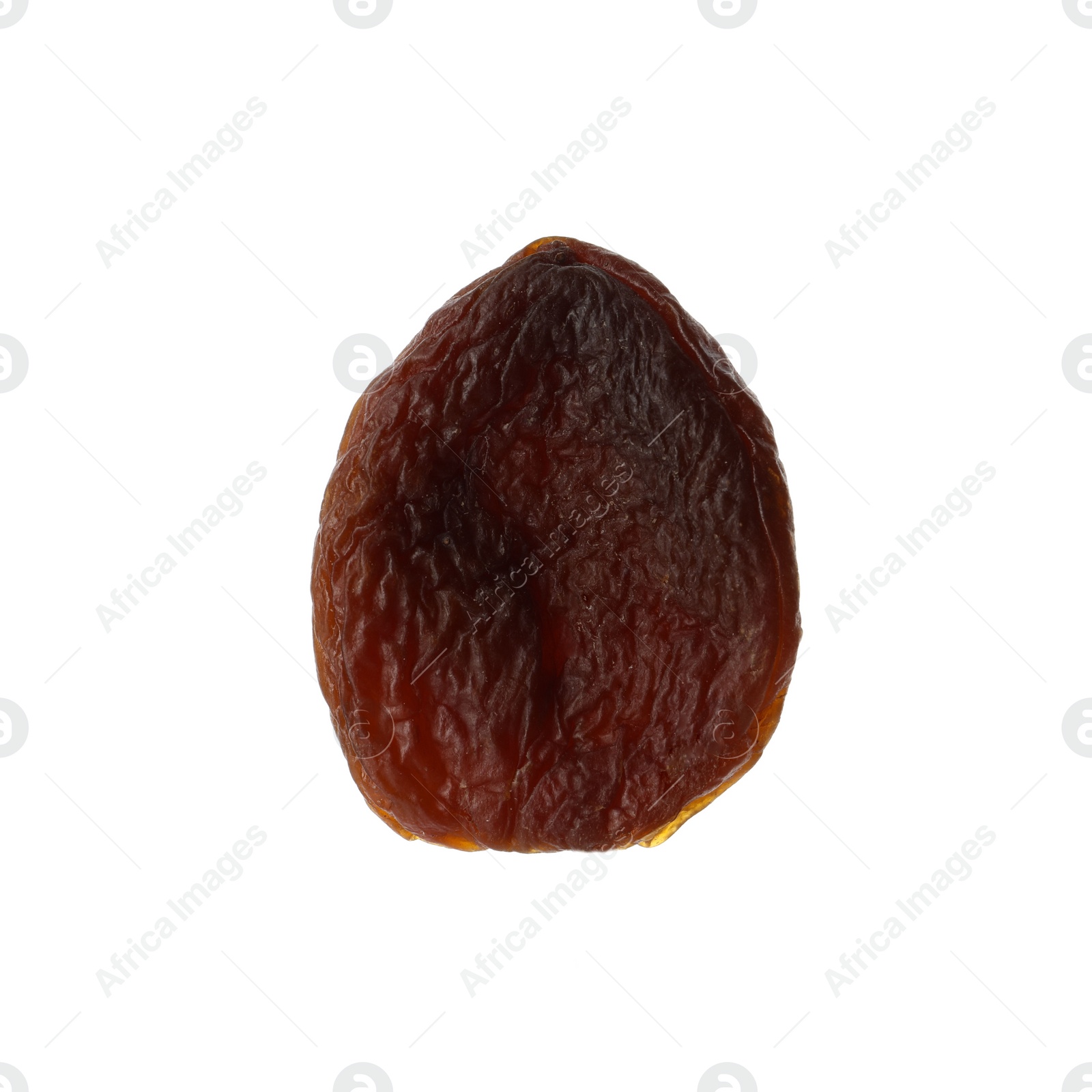 Photo of Tasty dried apricot isolated on white. Healthy snack