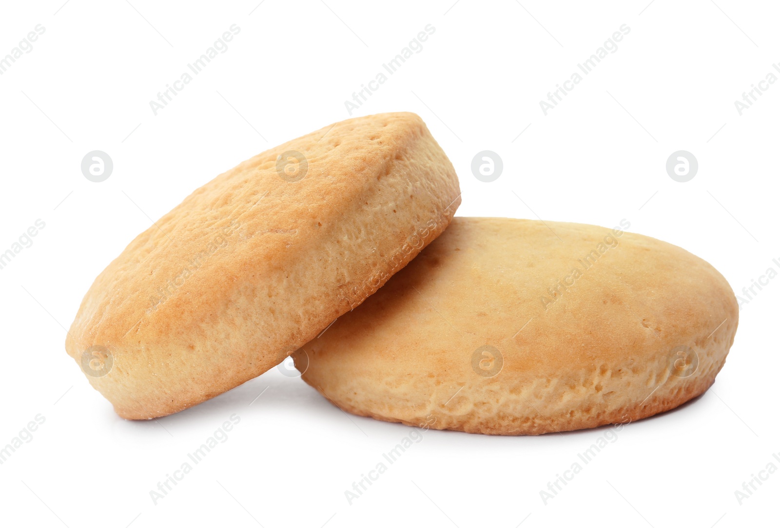 Photo of Traditional cookies for Islamic holidays isolated on white. Eid Mubarak