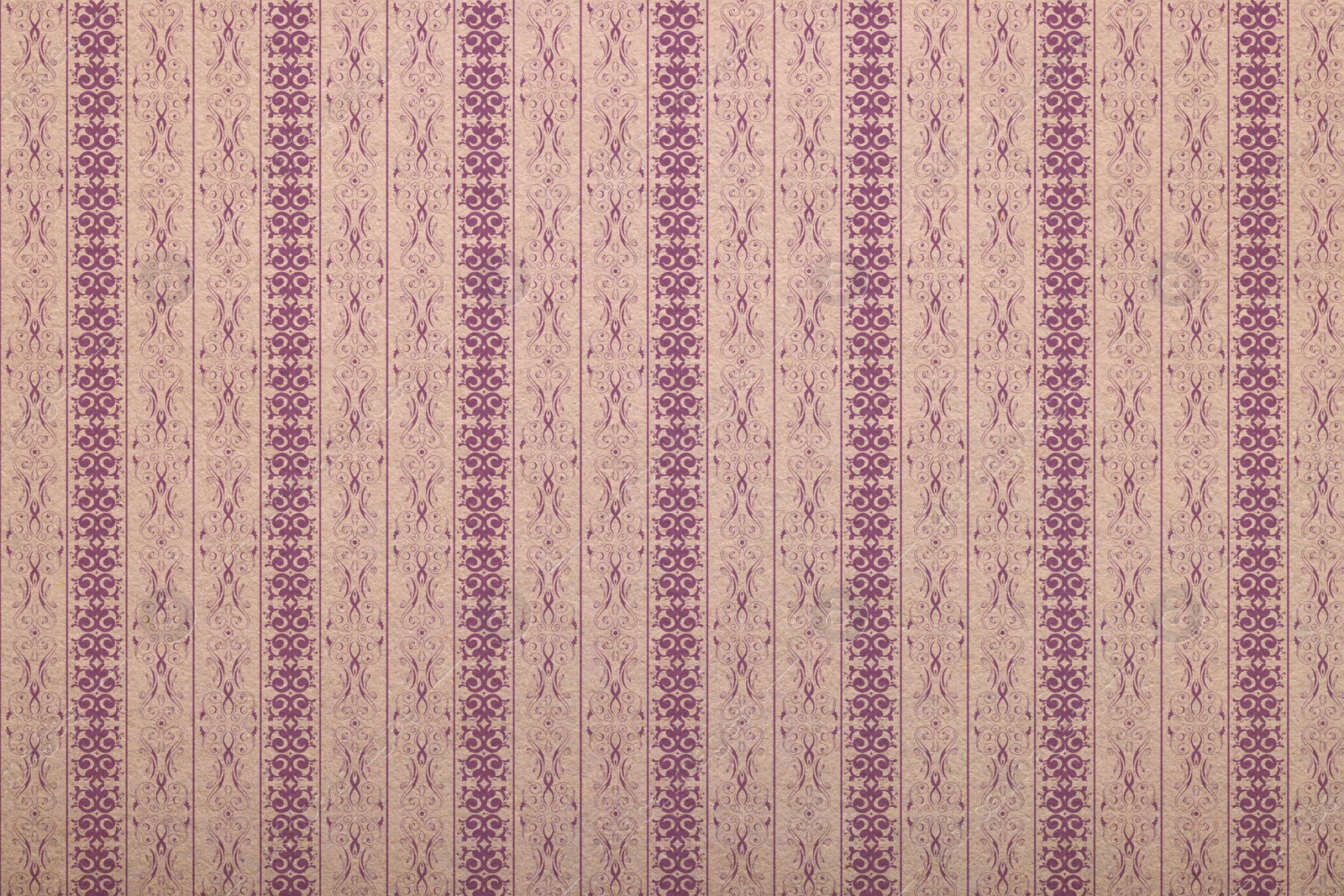 Illustration of Pink beige wallpaper with beautiful pattern as background